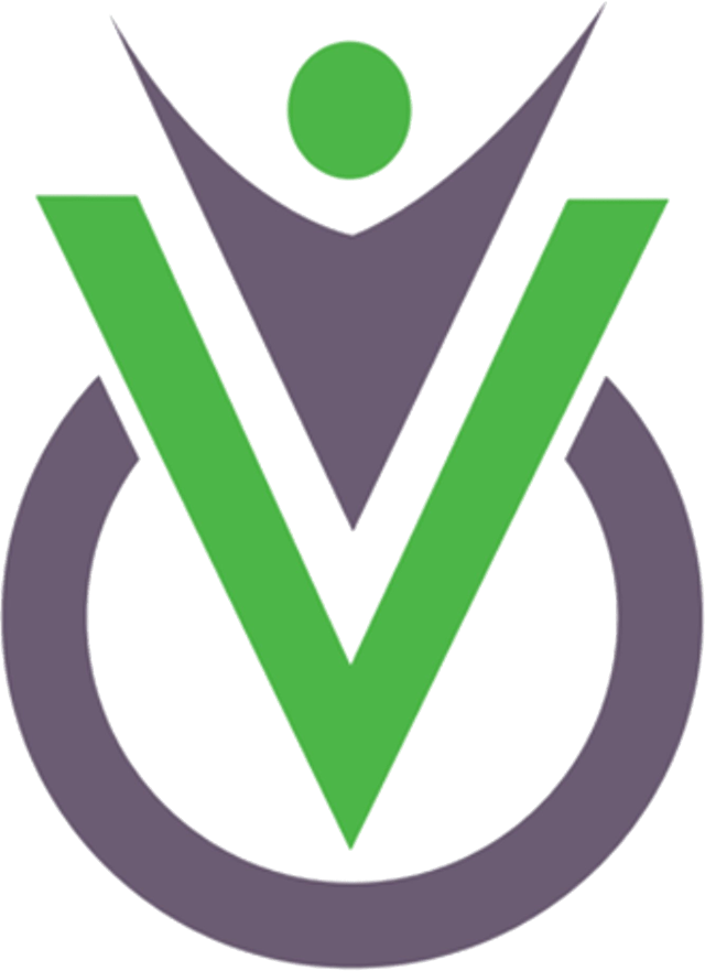 Varolyn Healthcare logo — a green V with a stylised person