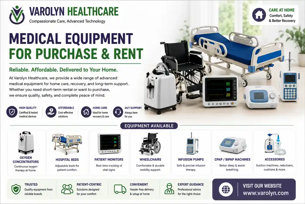 Where to Rent or Buy Medical Devices in Bangalore? Varolyn Healthcare Guide