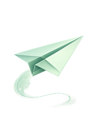 Paper plane illustration