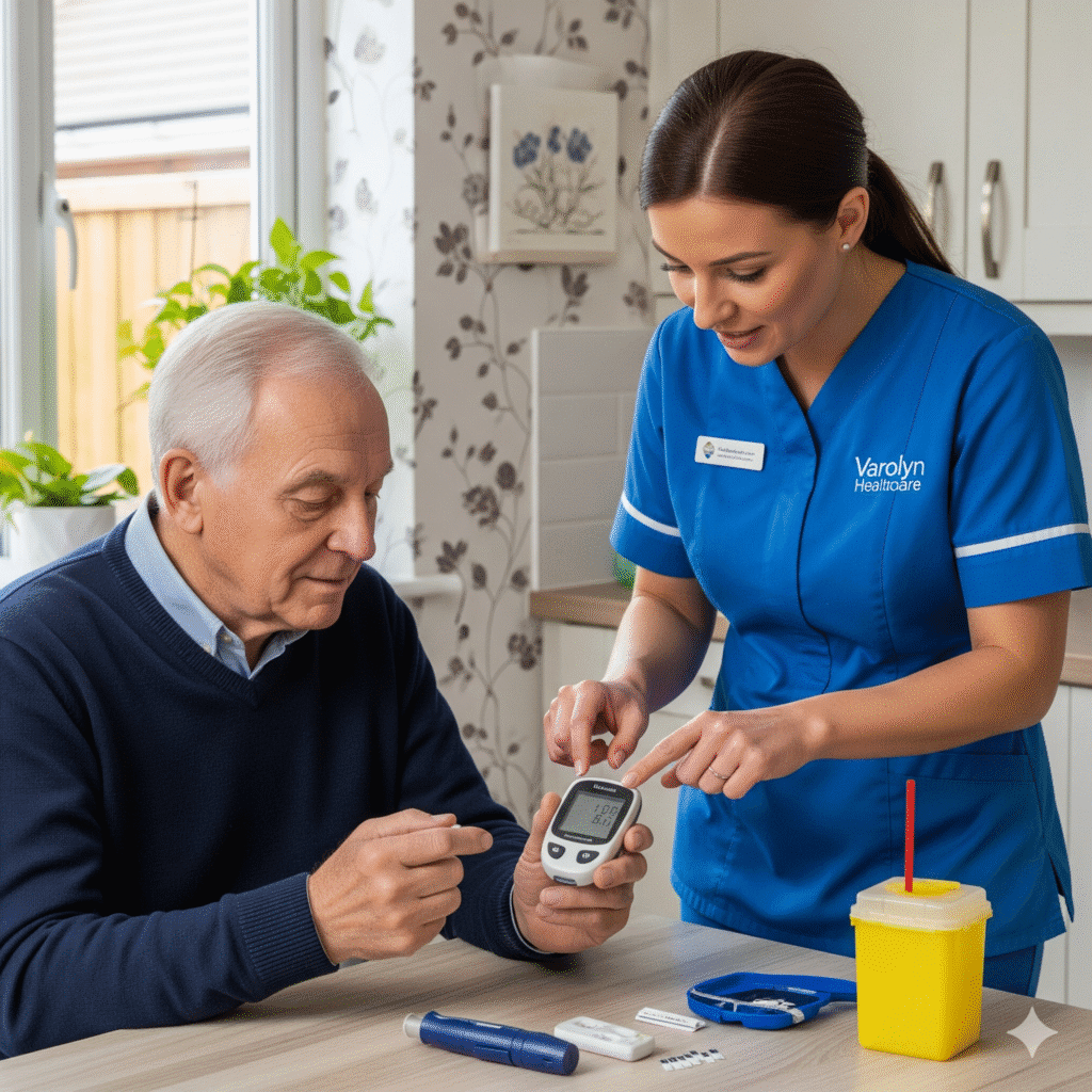 The Role of Home Healthcare in Managing Chronic Conditions Like Diabetes or Arthritis
